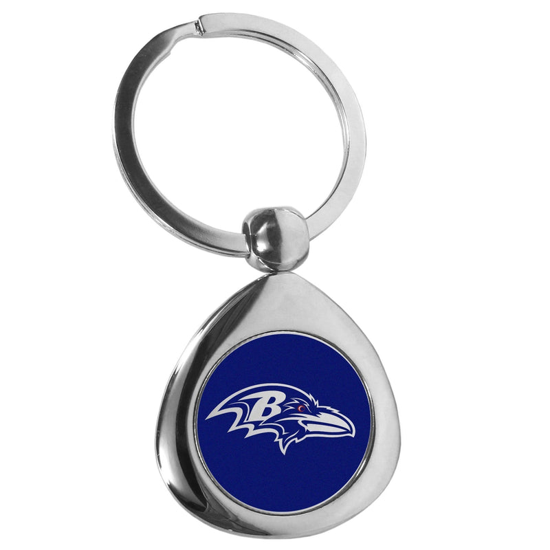 Sports Key Chain NFL - Baltimore Ravens Round Teardrop Key Chain JM Sports-7