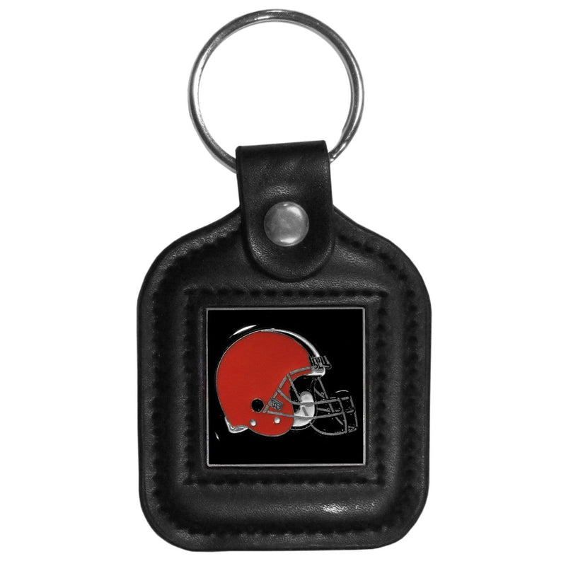 Sports Key Chain NFL - Cleveland Browns Square Leatherette Key Chain JM Sports-7
