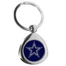 Sports Key Chain NFL - Dallas Cowboys Round Teardrop Key Chain JM Sports-7