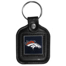 Sports Key Chain NFL - Denver Broncos Square Leatherette Key Chain JM Sports-7