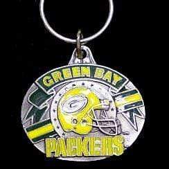 Sports Key Chain NFL - Green Bay Packers Oval Carved Metal Key Chain JM Sports-7