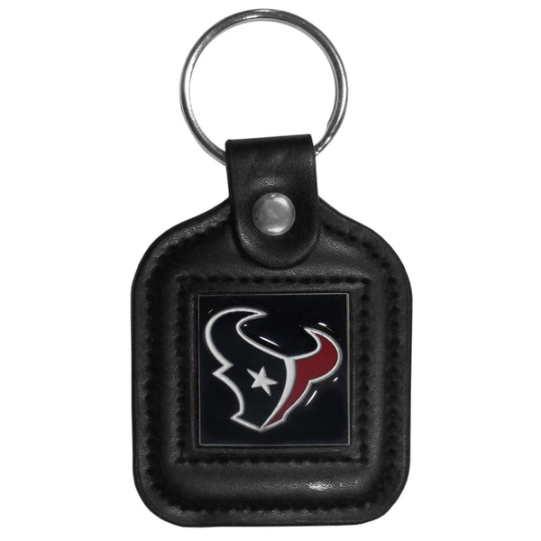 Sports Key Chain NFL - Houston Texans Square Leatherette Key Chain JM Sports-7