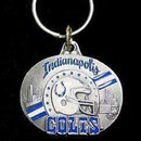 Sports Key Chain NFL - Indianapolis Colts Oval Carved Metal Key Chain JM Sports-7