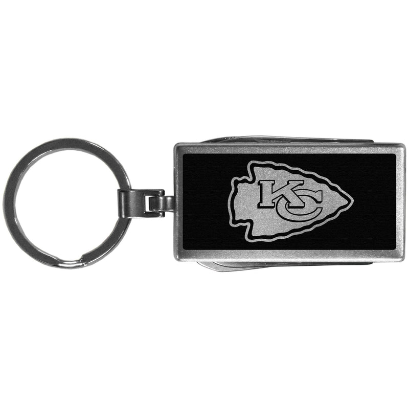 Sports Key Chain NFL - Kansas City Chiefs Multi-tool Key Chain, Black JM Sports-7