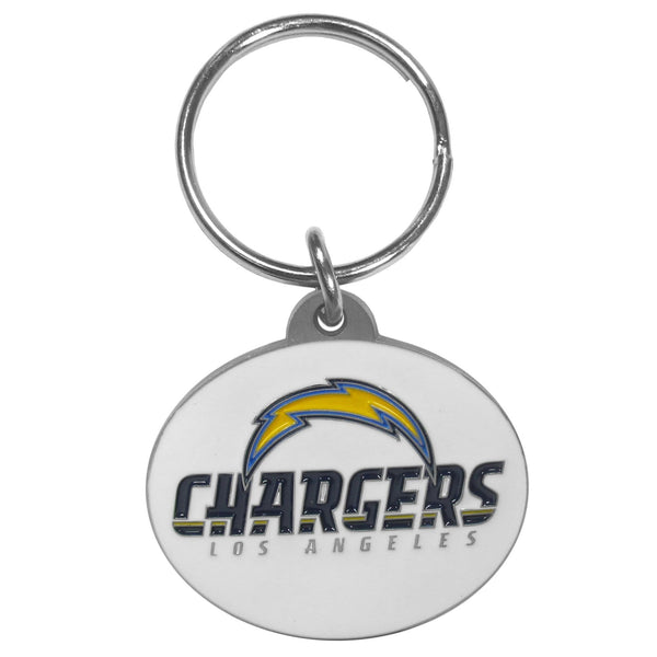 Sports Key Chain NFL - Los Angeles Chargers Oval Carved Metal Key Chain JM Sports-7