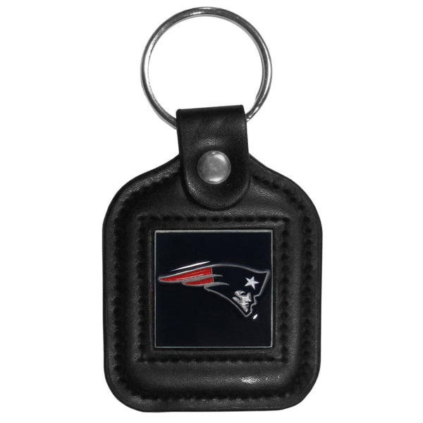 Sports Key Chain NFL - New England Patriots Square Leatherette Key Chain JM Sports-7