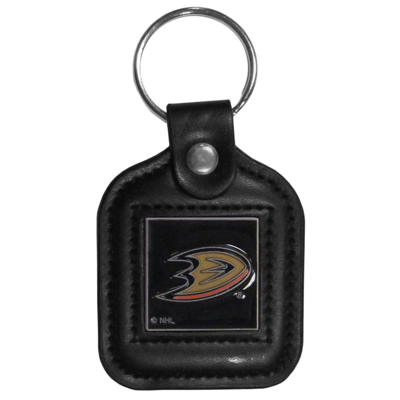 Sports Key Chain NHL - Anaheim Ducks Square Leatherette Key Chain JM Sports-7