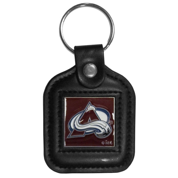 Sports Key Chain NHL - Colorado Avalanche Square Leatherette Key Chain JM Sports-7