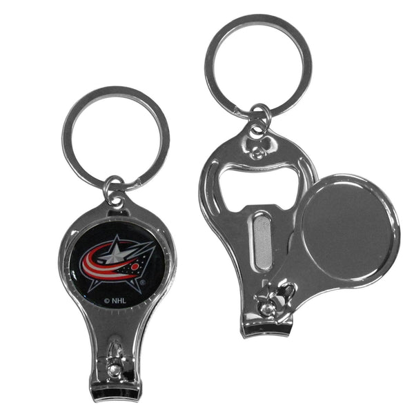 Sports Key Chain NHL - Columbus Blue Jackets Nail Care/Bottle Opener Key Chain JM Sports-7