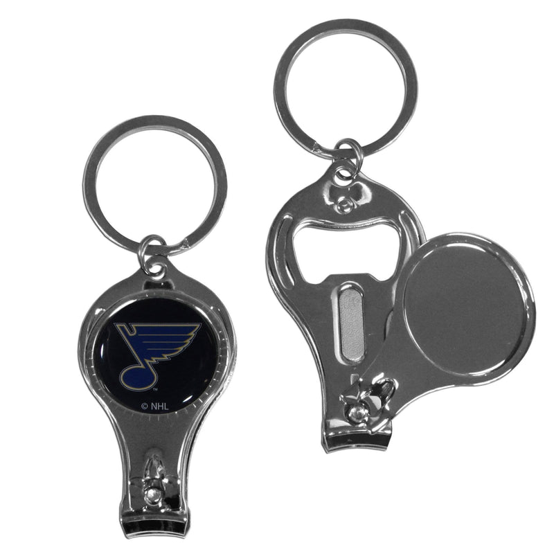 Sports Key Chain NHL - St. Louis Blues Nail Care/Bottle Opener Key Chain JM Sports-7