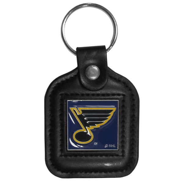 Sports Key Chain NHL - St. Louis Blues Square Leatherette Key Chain JM Sports-7
