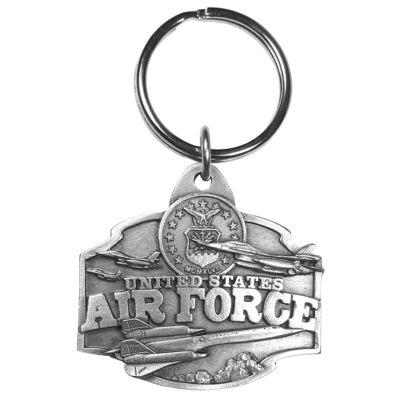 Sports Key Chains Best Keychain - Air Force Antiqued Keyring JM Sports-7