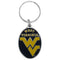 NCAA - W. Virginia Mountaineers Carved Metal Key Chain