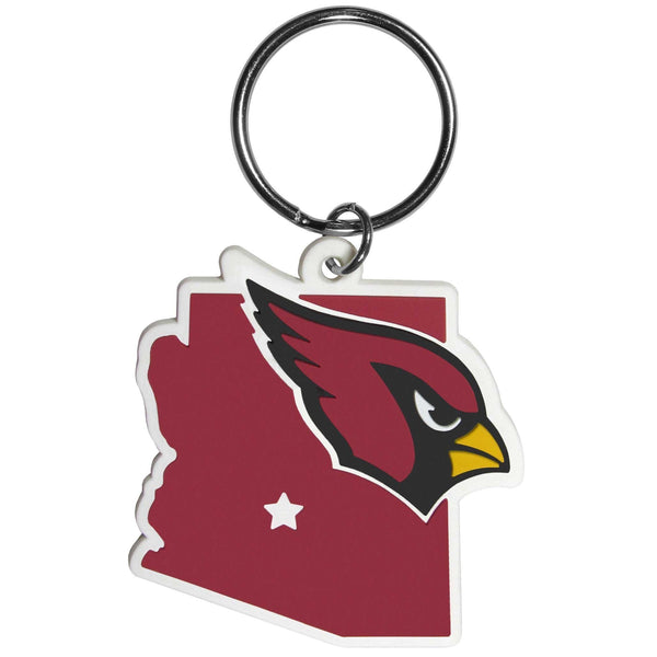 Sports Key Chains NFL - Arizona Cardinals Home State Flexi Key Chain JM Sports-7