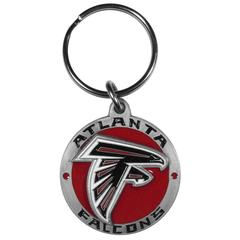 NFL - Atlanta Falcons Carved Metal Key Chain