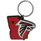 Sports Key Chains NFL - Atlanta Falcons Home State Flexi Key Chain JM Sports-7