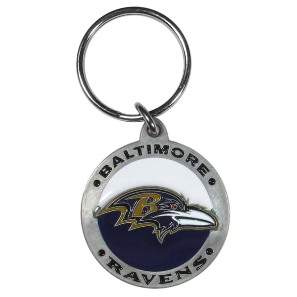 Sports Key Chains NFL - Baltimore Ravens Carved Metal Key Chain JM Sports-7