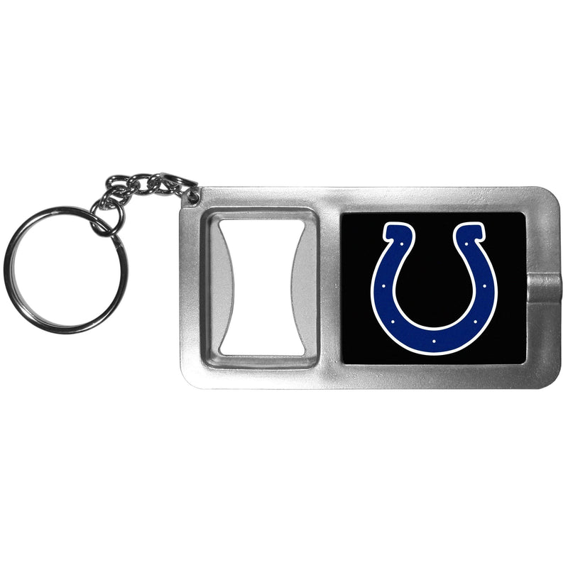 Sports Key Chains NFL - Indianapolis Colts Flashlight Key Chain with Bottle Opener JM Sports-7