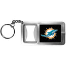 Sports Key Chains NFL - Miami Dolphins Flashlight Key Chain with Bottle Opener JM Sports-7