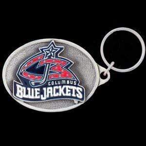 Sports Key Chains NHL - Columbus Blue Jackets Carved Metal Key Chain JM Sports-7