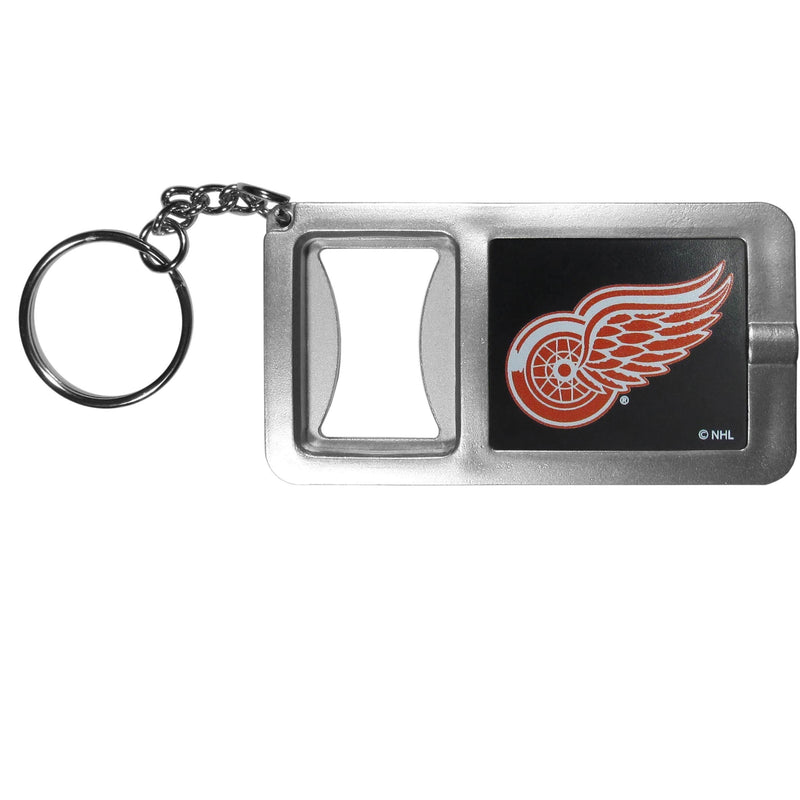 Sports Key Chains NHL - Detroit Red Wings Flashlight Key Chain with Bottle Opener JM Sports-7