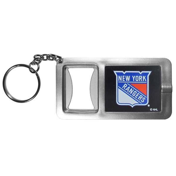 Sports Key Chains NHL - New York Rangers Flashlight Key Chain with Bottle Opener JM Sports-7
