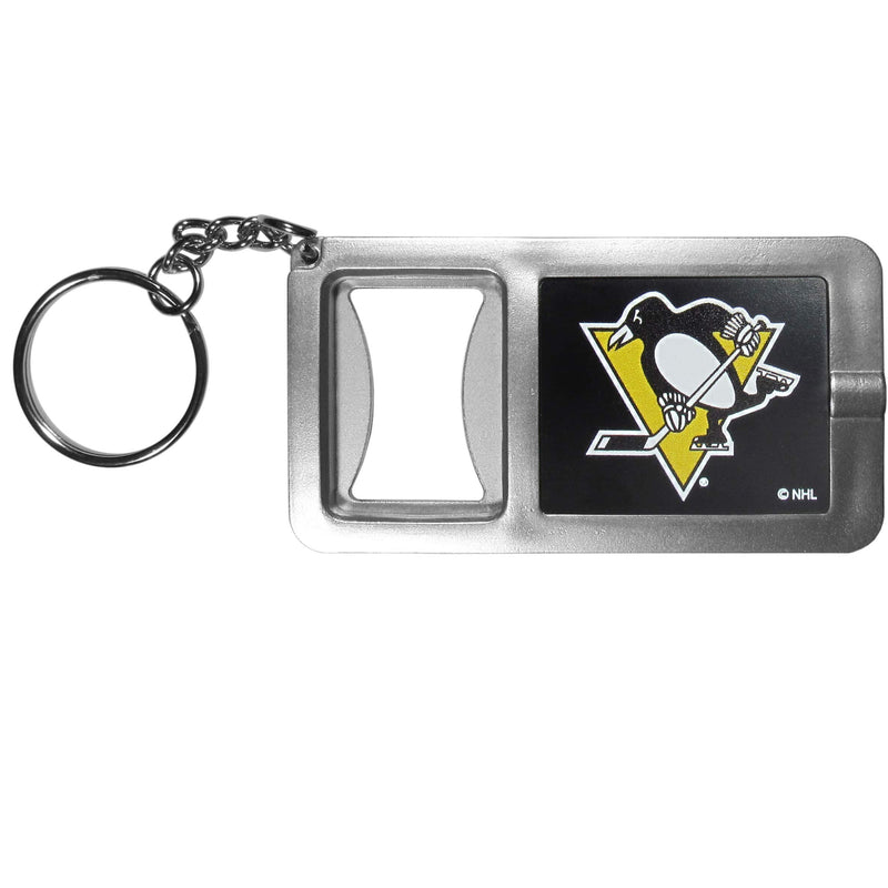 Sports Key Chains NHL - Pittsburgh Penguins Flashlight Key Chain with Bottle Opener JM Sports-7
