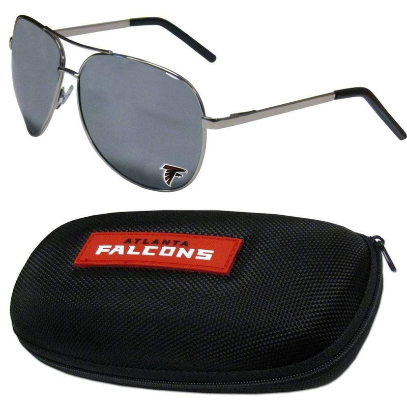 Sports Sunglasses NFL - Atlanta Falcons Aviator Sunglasses and Zippered Carrying Case JM Sports-7