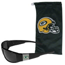 Sports Sunglasses NFL - Green Bay Packers Chrome Wrap Sunglasses and Bag JM Sports-7