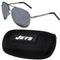 Sports Sunglasses NFL - New York Jets Aviator Sunglasses and Zippered Carrying Case JM Sports-7