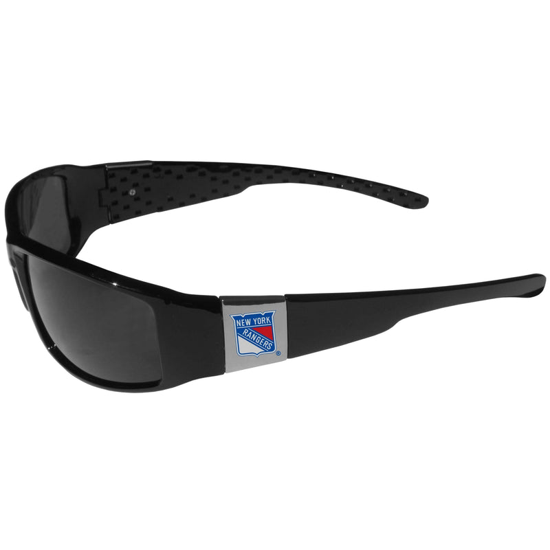 Sports Sunglasses NHL - New York Rangers Chrome Wrap Sunglasses JM Sports-7