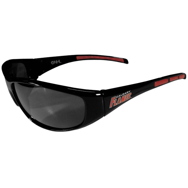 Sports Sunglasses NHL Shop - Calgary Flames Wrap Sunglasses JM Sports-7
