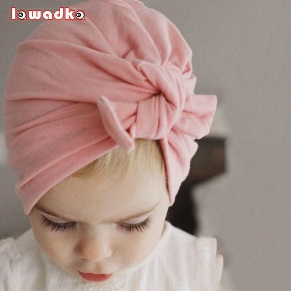 Spring autumn Cotton Baby Hat For Girls Boys Newborn Bohemia Style Baby Hat Accessories-Black-JadeMoghul Inc.