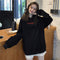 Spring Autumn Women Sweatshirts High Street Harajuku Cute Hoodies Punk Gothic Devil Horn Chic Hooded Pullover Loose Sweat CA6865 JadeMoghul Inc. 