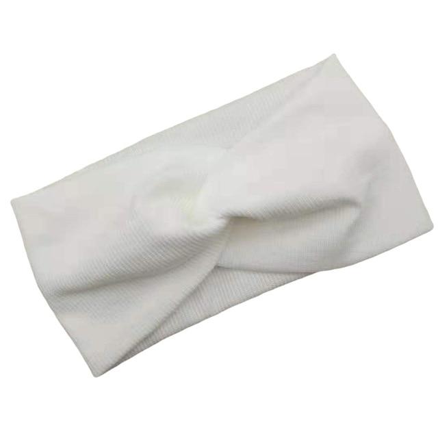 Spring Baby Solid Cross Knitted Headband For Girls Women Kids Twisted Elastic Hairband Turban Newborn Children Hair Accessories JadeMoghul Inc. 