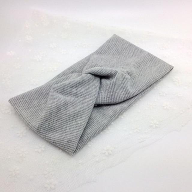 Spring Baby Solid Cross Knitted Headband For Girls Women Kids Twisted Elastic Hairband Turban Newborn Children Hair Accessories JadeMoghul Inc. 