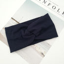 Spring Baby Solid Cross Knitted Headband For Girls Women Kids Twisted Elastic Hairband Turban Newborn Children Hair Accessories JadeMoghul Inc. 