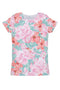 Spring Garden Spring Garden Zoe Pink Floral Print Designer T-Shirt - Women Zoe T-Shirt