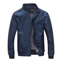 Spring Summer Jacket Casual Thin Male Windbreaker-BLUE-M-JadeMoghul Inc.