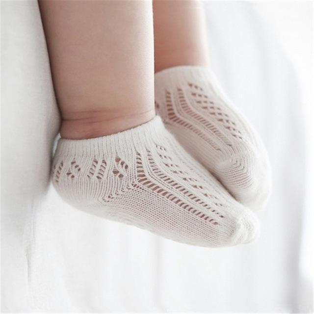 Spring Summer Mesh Baby Socks For New Born Unisex Kid Children Infant Boy Girl Short Socks AExp