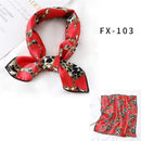 Square Silk Scarf Women Fashion Print Small Neck Scarfs Office Lady Hair Band Foulard Hand Kerchief Female Bandana Shawl 2020 JadeMoghul Inc. 