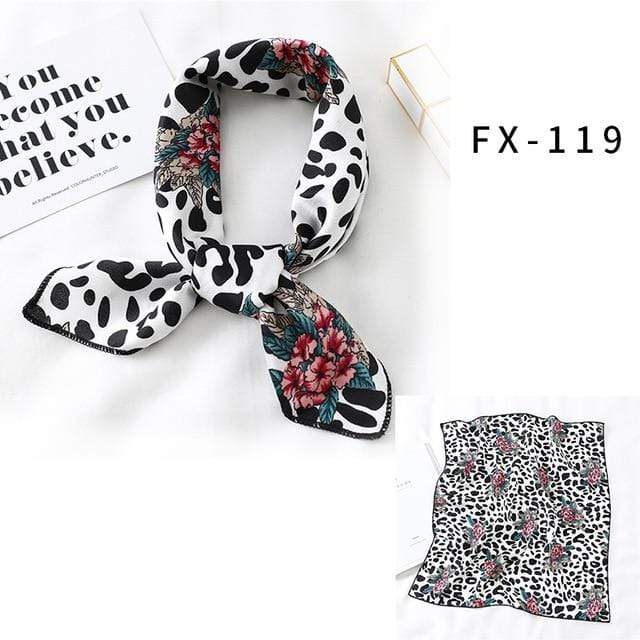 Square Silk Scarf Women Fashion Print Small Neck Scarfs Office Lady Hair Band Foulard Hand Kerchief Female Bandana Shawl 2020 JadeMoghul Inc. 