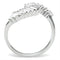 Silver Band Ring SS047 Silver 925 Sterling Silver Ring with AAA Grade CZ
