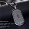 Stainless Steel Mens Necklace Stainless Steel Pendant Dog Tags Army Nameplate Mens Pendant Anchor Note cross Shaving blade-N010288-JadeMoghul Inc.