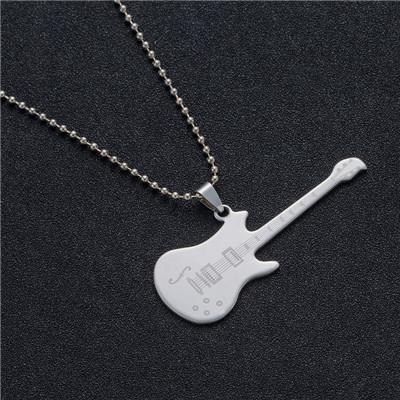 Stainless Steel Mens Necklace Stainless Steel Pendant Dog Tags Army Nameplate Mens Pendant Anchor Note cross Shaving blade-N010576-JadeMoghul Inc.