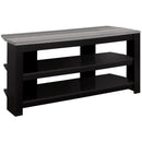 Stands Modern TV Stand - 15'.5" x 42" x 19'.75" Black, Grey, Particle Board, Laminate - TV Stand HomeRoots