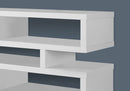 Stands White TV Stand - 15'.5" x 47'.25" x 23'.75" White, Particle Board, Hollow-Core - TV Stand HomeRoots