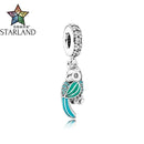 Starland 2017 New Fashion Silver 925 Charm Lovely Tropical Parrot Charms Beads Fit Original Charms Bracelet Women Jewelry Gift JadeMoghul Inc. 