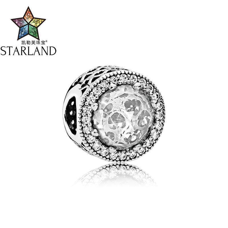 Starland Fashion 2017 New 100% Silver 925 Radiant Hearts Red Blue Clear CZ Charms Beads Fit Charm Bracelet Women Party Jewelry JadeMoghul Inc. 
