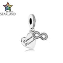 Starland Fashion Silver 925 Forever Friend Clear CZ Infinity Charms Beads Fit Original Charms Bracelet & Pendant Women Jewelry JadeMoghul Inc. 